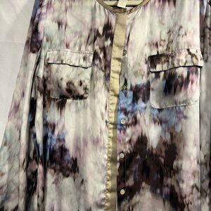 Chico's Multicolor Abstract Blouse